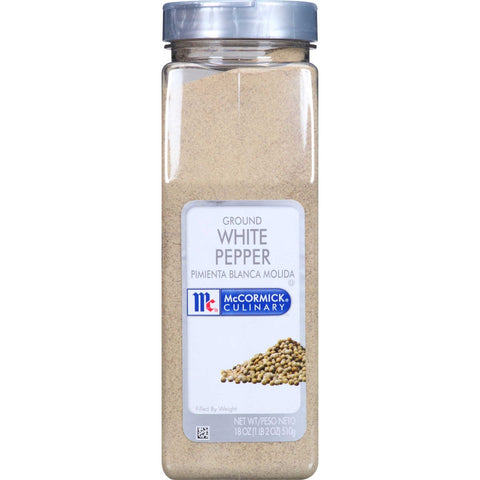 McCormick Culinary Ground White Pepper, 18 oz. -- 6 per case