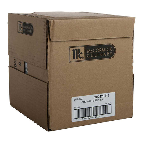 McCormick Culinary Ground White Pepper, 18 oz. -- 6 per case