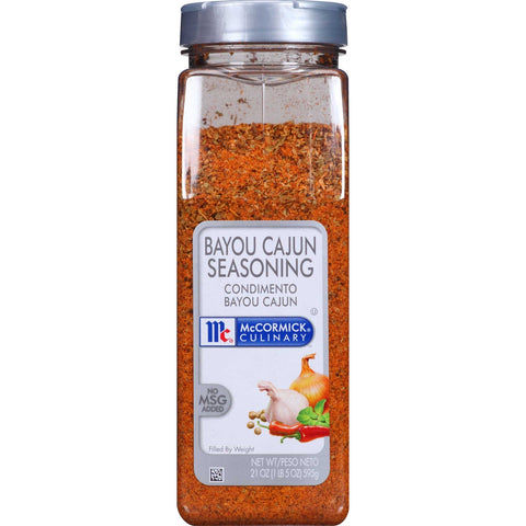 McCormick Culinary Bayou Cajun Seasoning, 21 oz. -- 6 per case