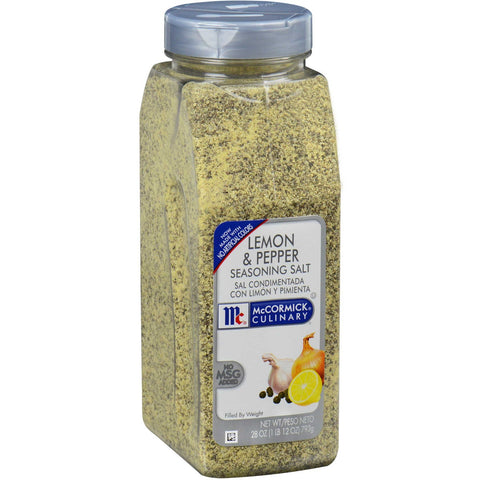McCormick Culinary Lemon & Pepper Seasoning Salt, 28 oz. -- 6 per case