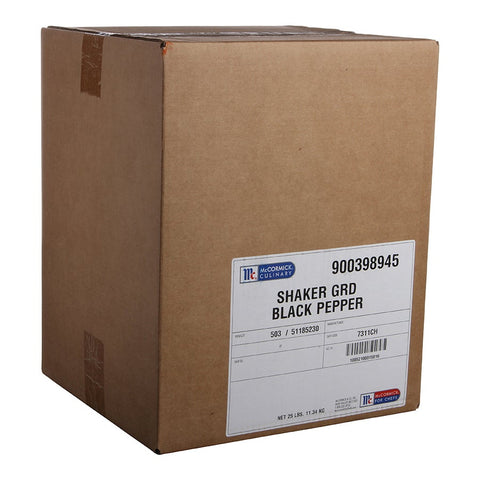McCormick Culinary Shaker Grind Black Pepper, 25 lbs.