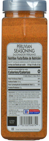 Mccormick Culinary Peruvian Seasoning Blend, 24 Ounce Bottle -- 6 per case