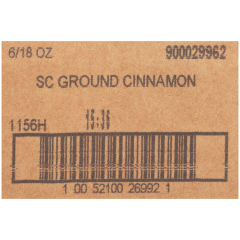 Spice Classics Ground Cinnamon - 18 oz. container, 6 per case