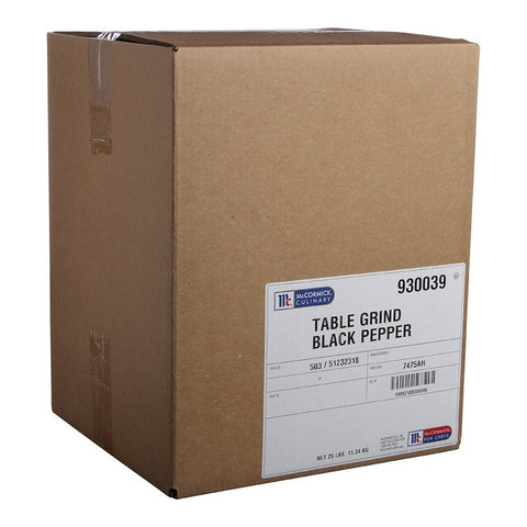 McCormick Culinary Table Grind Black Pepper, 25 lbs.