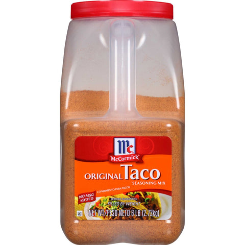 McCormick Culinary Taco Seasoning Mix, 6 lbs. -- 3 per case
