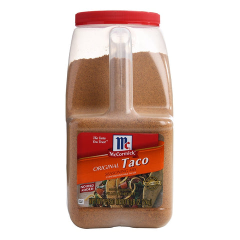 McCormick Culinary Taco Seasoning Mix, 6 lbs. -- 3 per case