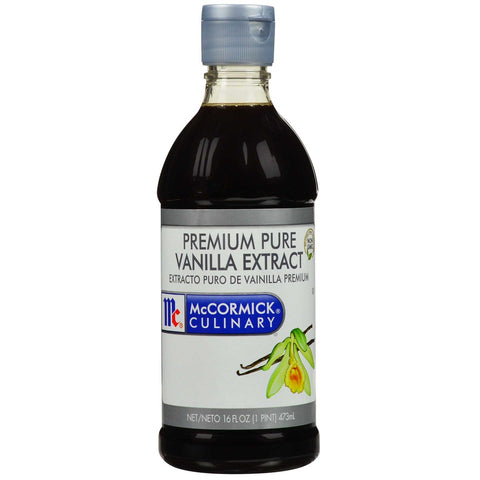 McCormick Culinary 1 Fold Pure Vanilla Extract, 1 pt. -- 6 per case