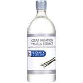 McCormick Culinary Clear Imitation Vanilla Extract, 32 oz. -- 6 per case