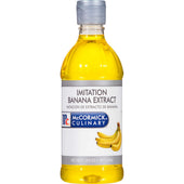 McCormick Culinary Imitation Banana Extract, 16 oz. -- 6 per case