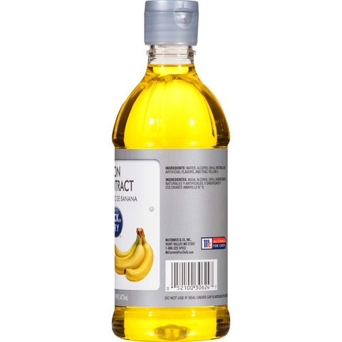 McCormick Culinary Imitation Banana Extract, 16 oz. -- 6 per case
