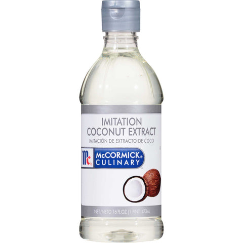 McCormick Culinary Imitation Coconut Extract, 16 Fluid Ounce -- 6 per case