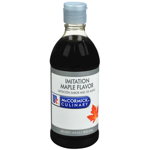 McCormick Culinary Imitation Maple Extraction 16 oz. -- 6 per case