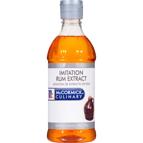 McCormick Culinary Imitation Rum Extract, 1 pt. -- 6 per case