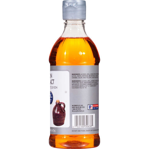 McCormick Culinary Imitation Rum Extract, 1 pt. -- 6 per case