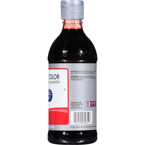 McCormick Culinary Red Food Coloring, 16 oz. -- 6 per case