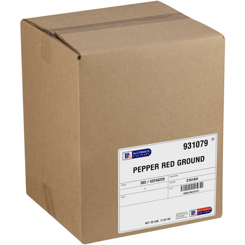 McCormick Culinary Ground Red Pepper, 25 lbs.
