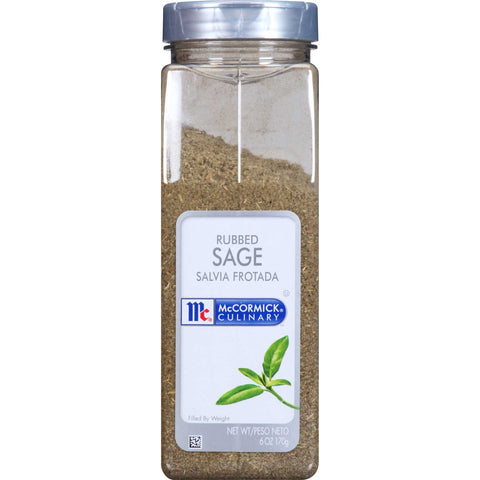 McCormick Culinary Rubbed Sage, 6 oz. -- 6 per case
