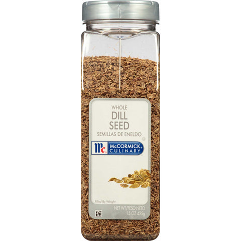 McCormick Culinary Whole Dill Seed, 15 oz. -- 6 per case
