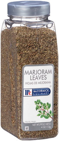 McCormick Culinary Marjoram Leaves, 4 oz. -- 6 per case