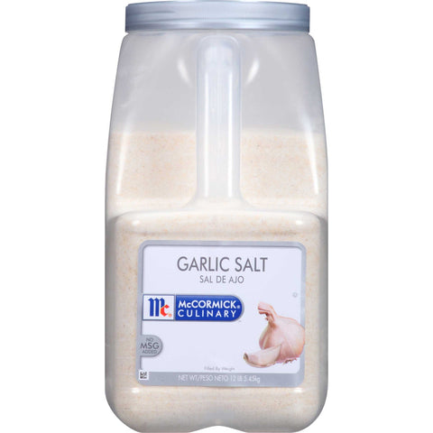 McCormick Culinary Garlic Salt, 12 lbs. -- 3 per case