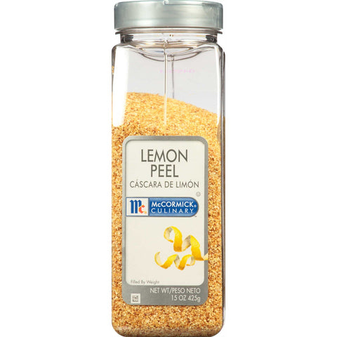 McCormick Culinary Lemon Peel, 15 oz. -- 6 per case