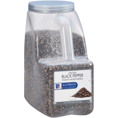 McCormick Culinary Cracked Black Pepper, 5 lbs. -- 3 per case