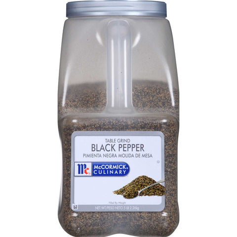 McCormick Culinary Table Grind Black Pepper, 5 lbs. -- 3 per case