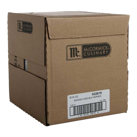 McCormick Culinary Shaker Grind Black Pepper, 16 oz. -- 6 per case