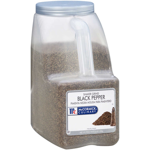 McCormick Culinary Shaker Grind Black Pepper, 5 lbs. -- 3 per case