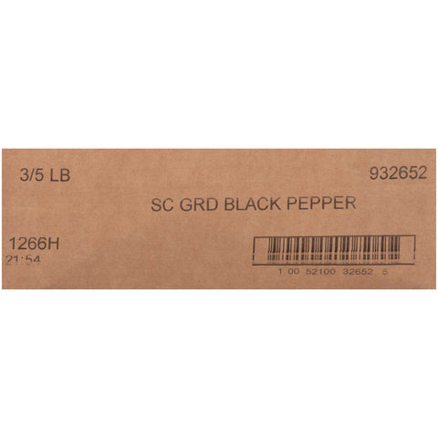 Spice Classics Ground Black Pepper - 5 lb. container, 3 per case