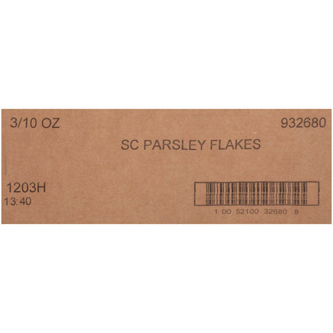 Spice Classics Parsley Flakes - 10 oz. container, 3 per case