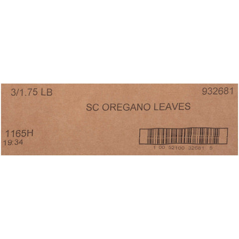 Spice Classics Oregano Leaves - 1.75 lb. container, 3 per case