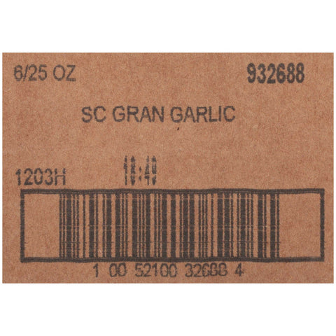 Spice Classics Garlic Granules - 25 oz. container, 6 per case