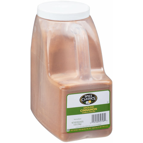 Spice Classics Ground Cinnamon - 5 lb. container, 3 per case