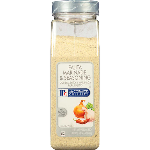 McCormick Culinary Fajita Marinade & Seasoning Mix, 30 oz. -- 6 per case