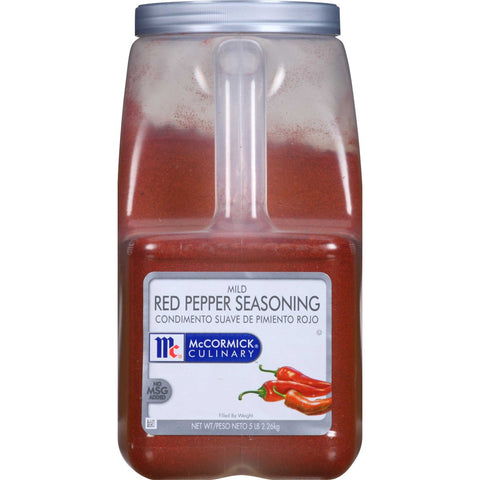McCormick Culinary Mild Red Pepper Seasoning, 5 lbs. -- 3 per case
