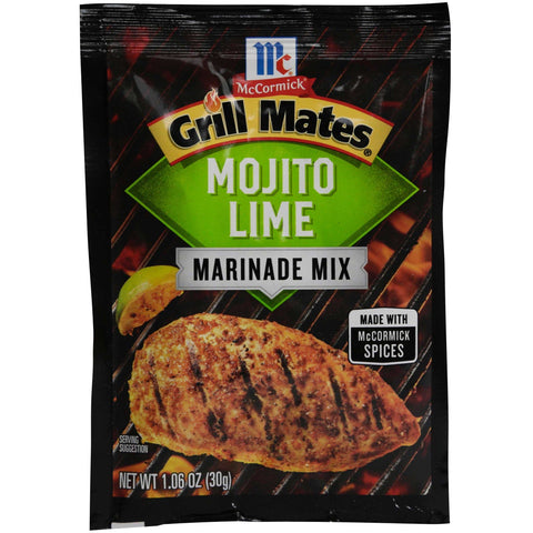 Grill Mates Mojito Lime Marinade, 1.06 Ounce -- 12 per case.