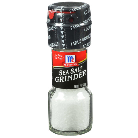 McCormick Culinary Sea Salt Grinder, 6-2.12 oz. -- 6 per case