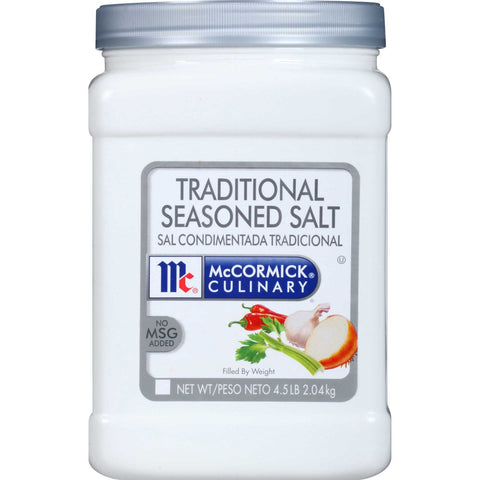 McCormick Culinary Traditional Seasoned Salt, 4.5 lbs. -- 2 per case