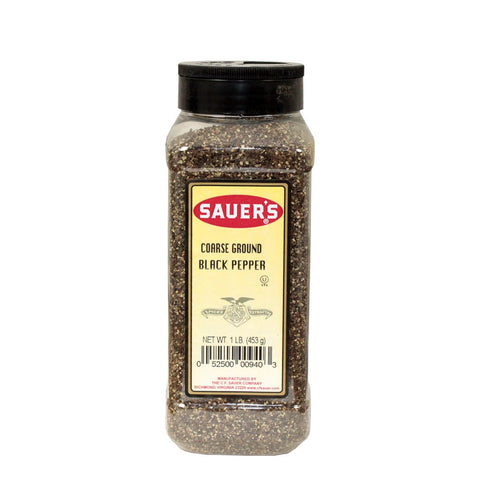 Sauers Black Course Pepper, 1 Pound -- 6 per case.