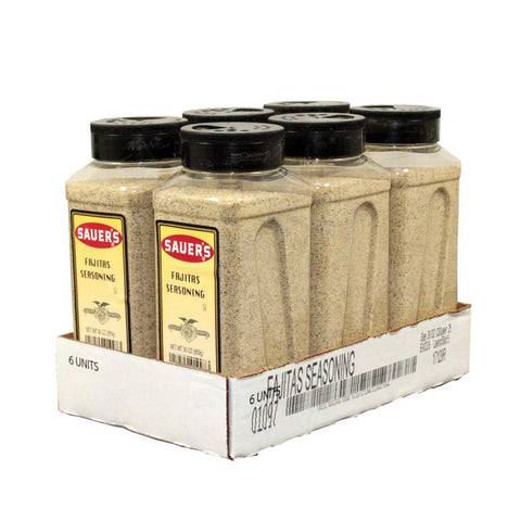 C.F. Sauer Foods Fajitas Marinade and Seasoning, 30 Ounce -- 6 per case.