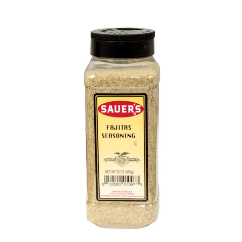 C.F. Sauer Foods Fajitas Marinade and Seasoning, 30 Ounce -- 6 per case.
