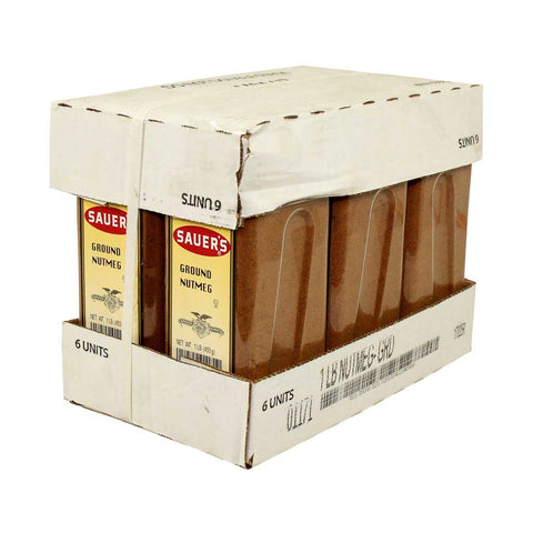C.F. Sauer Foods Ground Nutmeg, 1 Pound -- 6 per case.