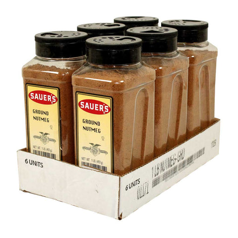 C.F. Sauer Foods Ground Nutmeg, 1 Pound -- 6 per case.