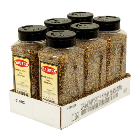 C.F. Sauer Foods Canadian Style Steak Seasoning, 26 Ounce -- 6 per case.