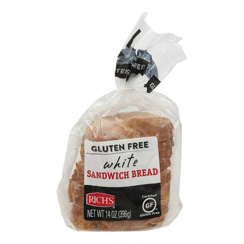 Rich Products Gluten-Free White Bread, 14 Ounce -- 8 per case.