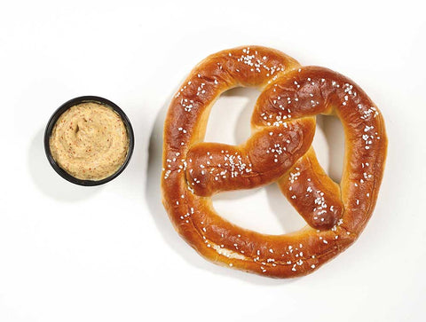 J and J Snack SuperPretzel Bavarian Sourdough Soft Pretzel, 7 Ounce -- 40 per case