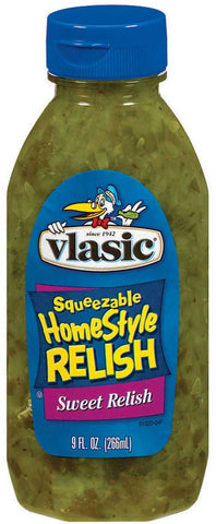Vlasic Homestyle Sweet Relish, 9 Fluid Ounce -- 8 per case.