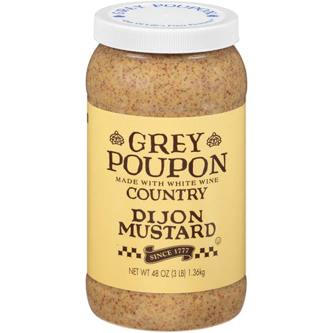 Grey Poupon Country Dijon Mustard 6 Case 48 Ounce