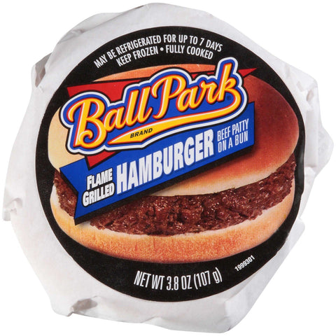 Ball Park Hamburger Sandwich, 3.8 Ounce -- 12 per case.